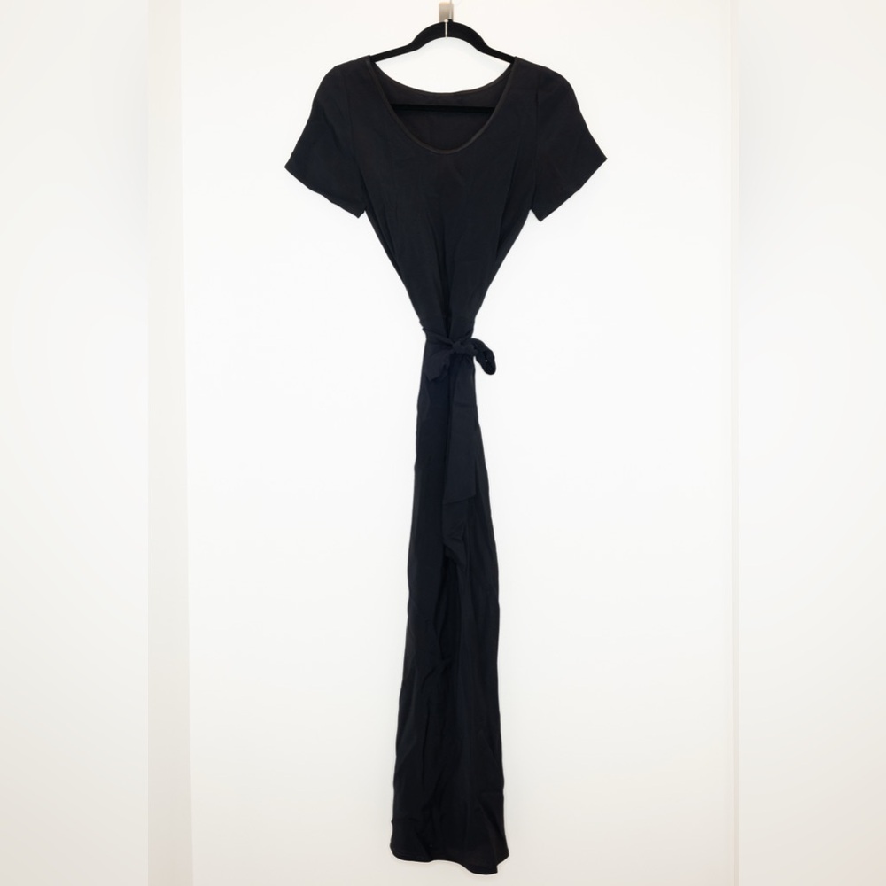 Vintage silk bias cut full length dress